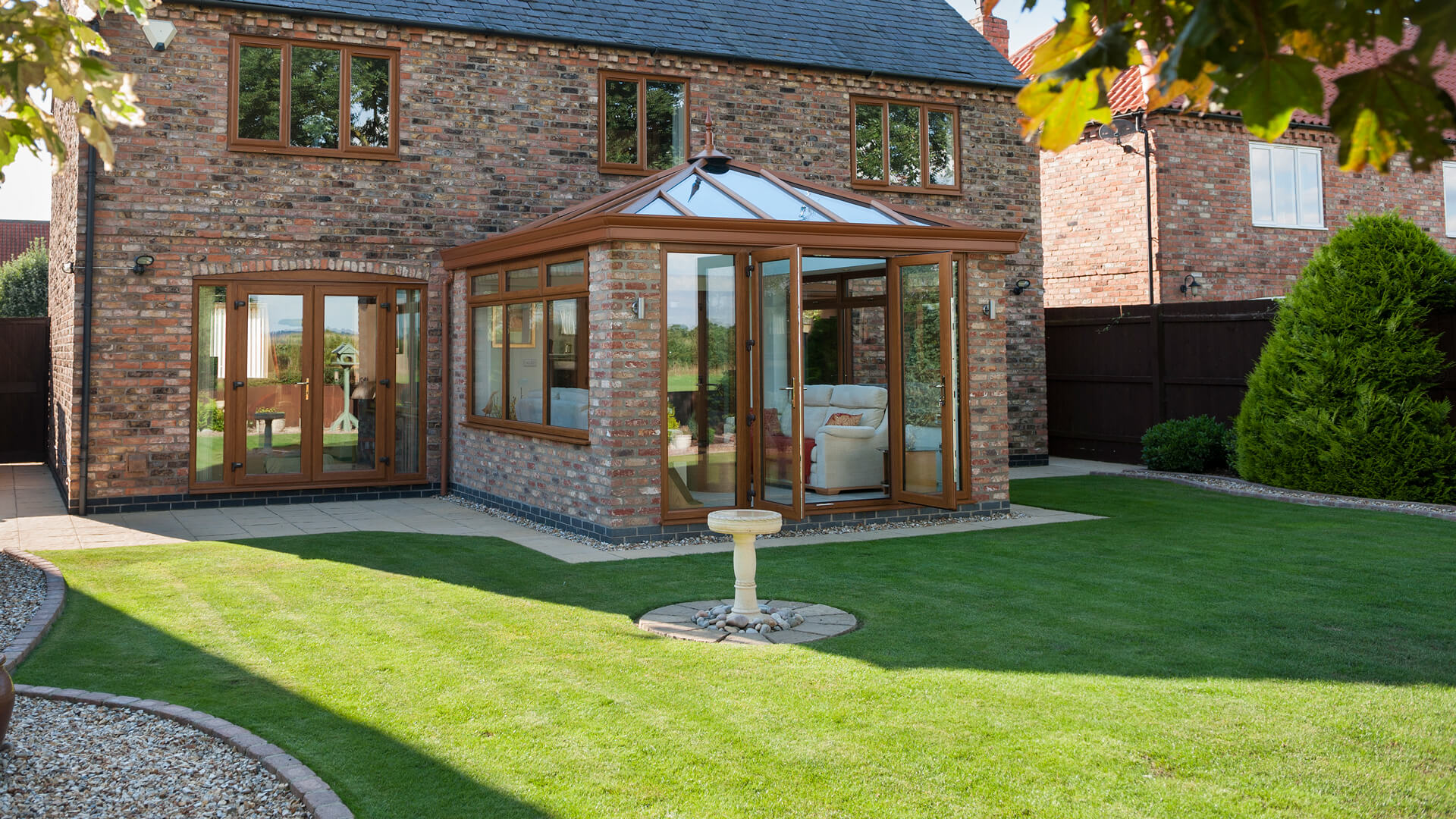 Conservatory With French Doors